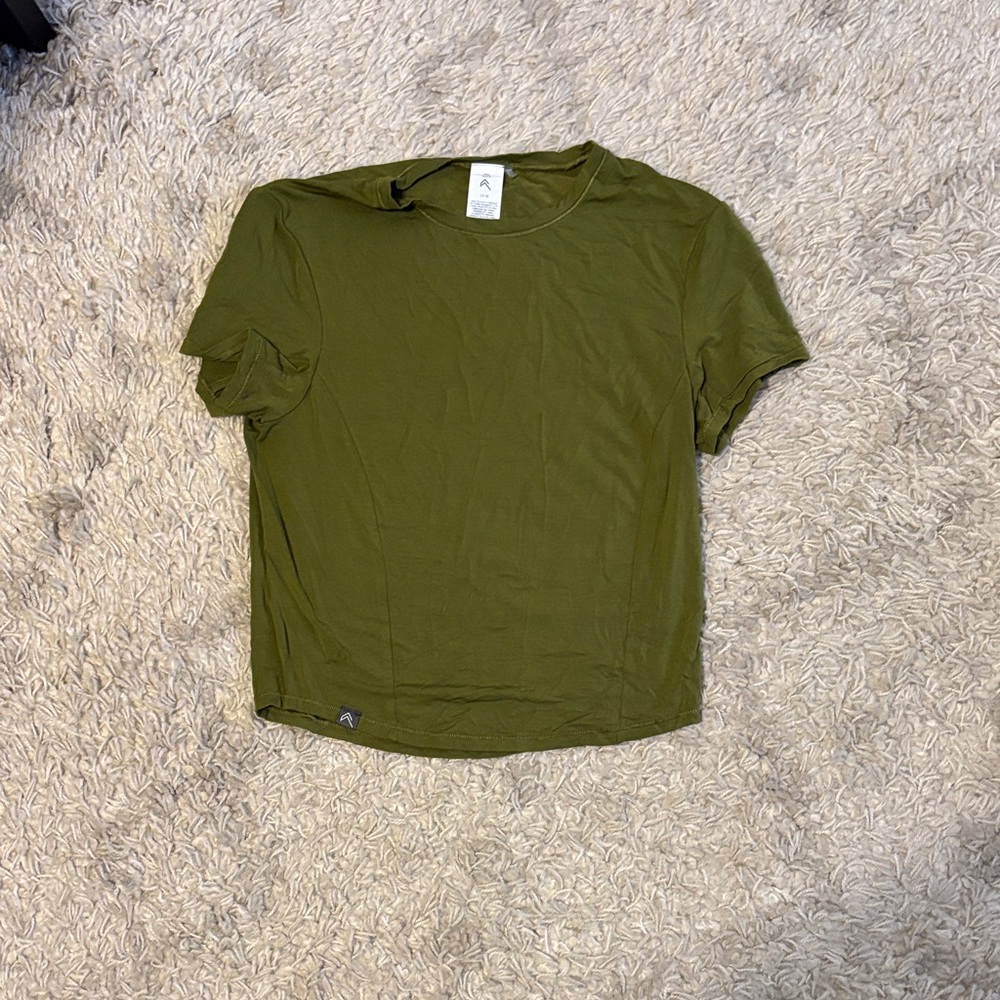 Oner Active Olive Green Women's Crop Top